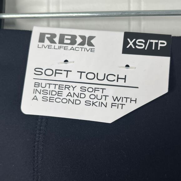 NWT RBX Medium Compression Capri Length Leggings Mesh Detail Workout Athletic - Picture 9 of 12